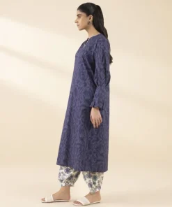 Clearance Sapphire 2 Piece - Printed Lawn Suit BlueTrouser