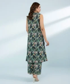 Best Sapphire 2 Piece - Printed Lawn Suit Green