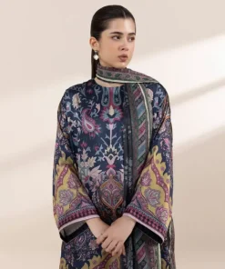 Best Sapphire 3 Piece - Printed Silk Suit