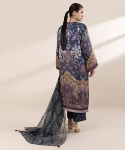 Best Sapphire 3 Piece - Printed Silk Suit