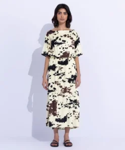 Sale Sapphire Animal Print Midi Dress Multi