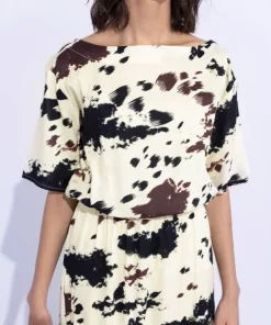 Sale Sapphire Animal Print Midi Dress Multi