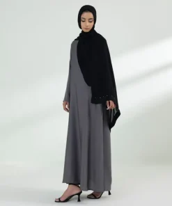 Clearance Sapphire Basic Abaya Grey