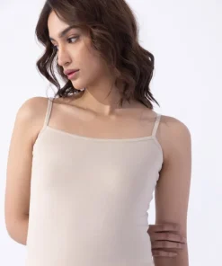 New Sapphire Beige Tank Top Off white