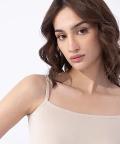 New Sapphire Beige Tank Top Off white