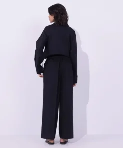 Best Sapphire Seersucker Pants Black