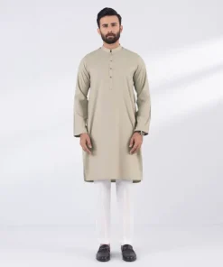 Fashion Sapphire Blended Jacquard Kurta - Regular Fit