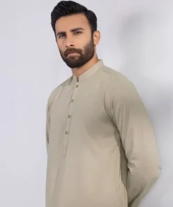 Fashion Sapphire Blended Jacquard Kurta - Regular Fit
