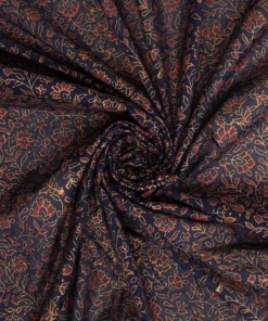 Discount Sapphire Block Printed Voile Dupatta Blue