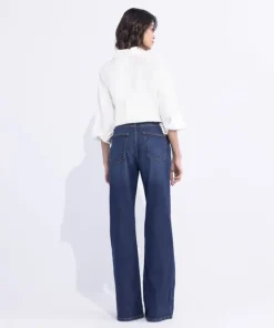 Fashion Sapphire Boot Cut Jeans Blue Wash