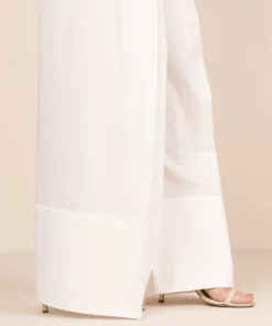 Clearance Sapphire Cambric Farshi Shalwar White