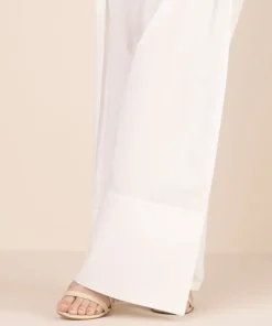 Clearance Sapphire Cambric Farshi Shalwar White