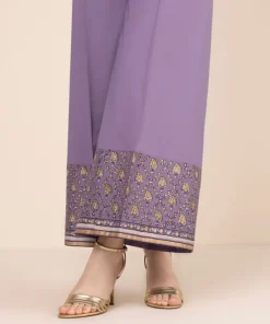 New Sapphire Cambric Flared Pants Purple