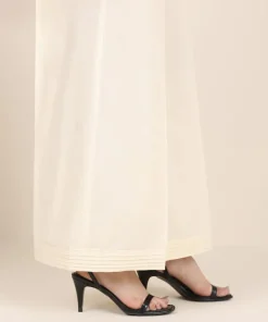 Outlet Sapphire Cambric Flared Pants Off White