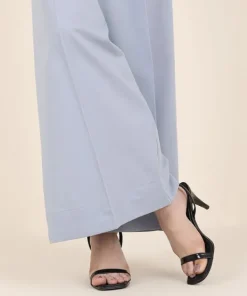 Sale Sapphire Cambric Flared Pants Blue