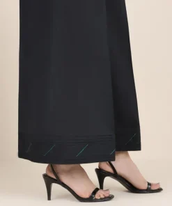 Online Sapphire Cambric Flared Pants Black