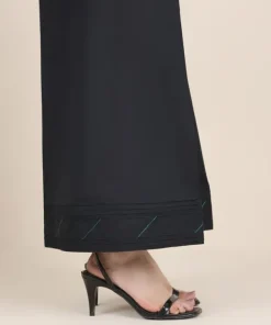 Online Sapphire Cambric Flared Pants Black