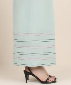 New Sapphire Cambric Flared Pants Mint Green