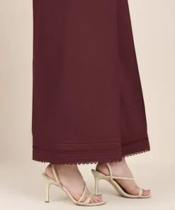 Best Sapphire Cambric Flared Pants Maroon