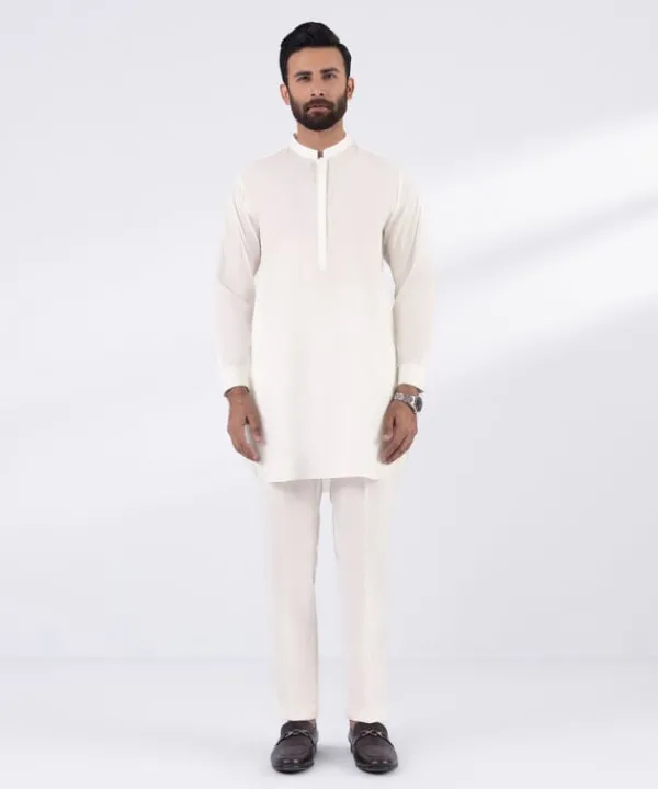 Clearance Sapphire Cotton Suit - Slim Fit