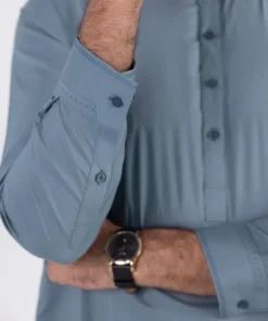Online Sapphire Cotton Suit - Slim Fit