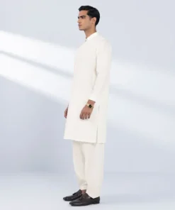 New Sapphire Cotton Suit - Slim Fit White