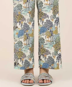 Best Sapphire Cotton Viscose Straight Pants Multi