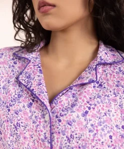 New Sapphire Ditsy Print Woven PJ Set Multi