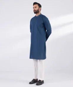 New Sapphire Dobby Kurta - Regular Fit
