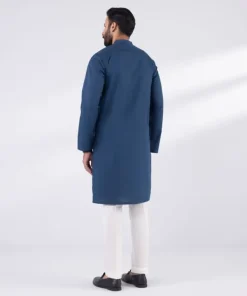 New Sapphire Dobby Kurta - Regular Fit