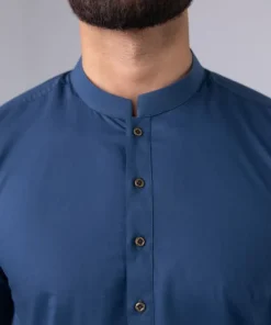 New Sapphire Dobby Kurta - Regular Fit