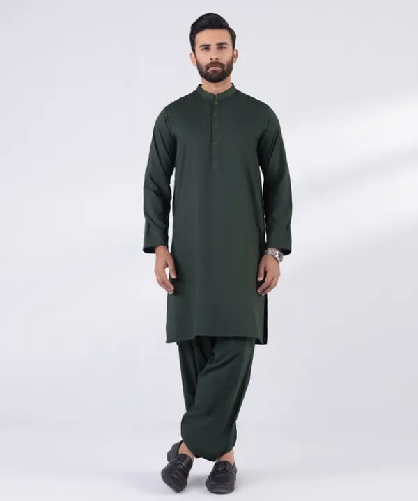Clearance Sapphire Dobby Kurta - Slim Fit