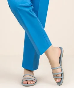 Online Sapphire Dyed Cotton Trousers