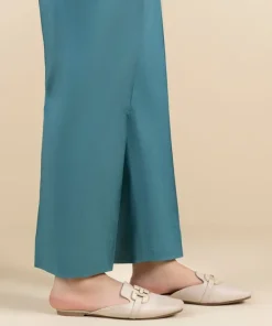 Outlet Sapphire Dyed Cotton Trousers