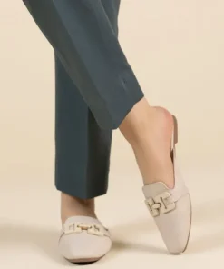Hot Sapphire Dyed Cotton Trousers