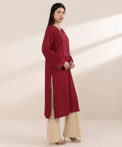 Sale Sapphire Embroidered Arabic Lawn Shirt