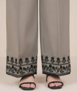 Outlet Sapphire Embroidered Cambric Culottes