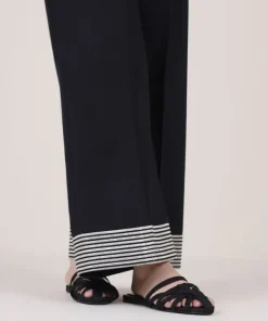 Sale Sapphire Embroidered Cambric Culottes