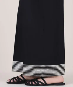 Sale Sapphire Embroidered Cambric Culottes