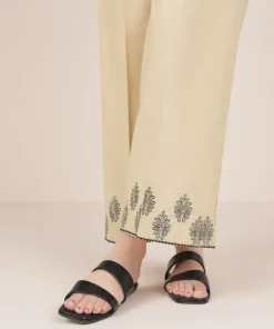 Online Sapphire Embroidered Cambric Culottes
