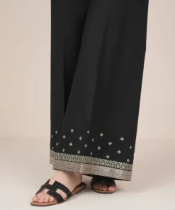 Outlet Sapphire Embroidered Cambric Flared Pants