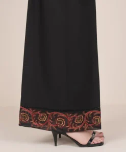 Clearance Sapphire Embroidered Cambric Flared Pants