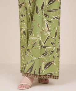Sale Sapphire Embroidered Cambric Flared Pants