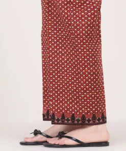 New Sapphire Embroidered Cambric Straight Pants