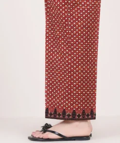 New Sapphire Embroidered Cambric Straight Pants