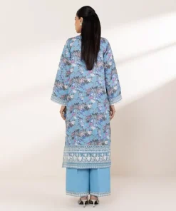 Outlet Sapphire Embroidered Cotton Satin Shirt Blue