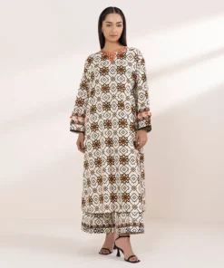 Best Sapphire Embroidered Cotton Viscose Shirt Beige