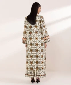 Best Sapphire Embroidered Cotton Viscose Shirt Beige