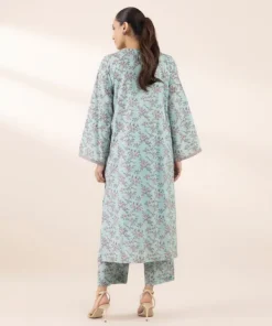 Hot Sapphire Embroidered Cotton Viscose Shirt Blue