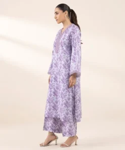 Discount Sapphire Embroidered Cotton Viscose Shirt Purple